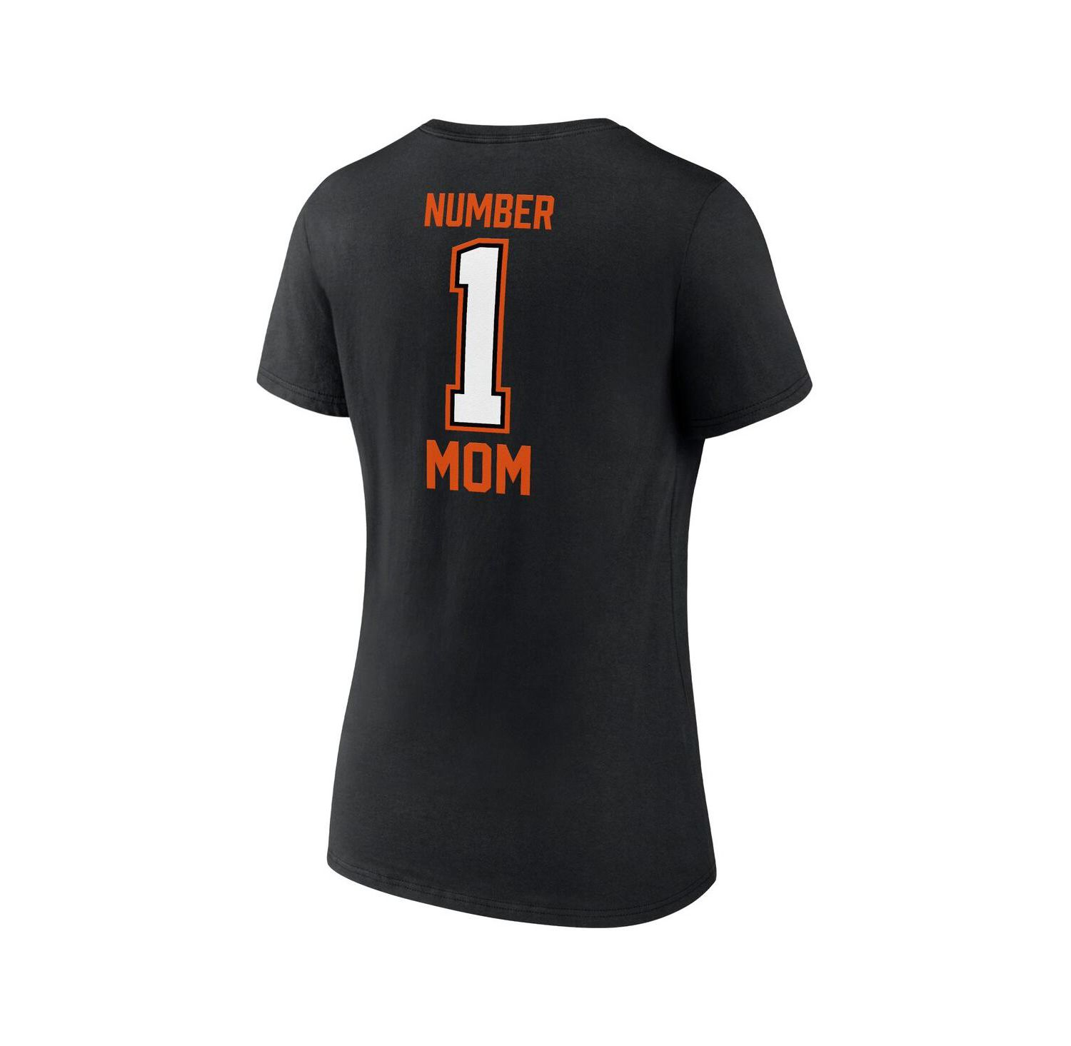 Women's Black Cincinnati Bengals Mother's Day V-Neck T-Shirt