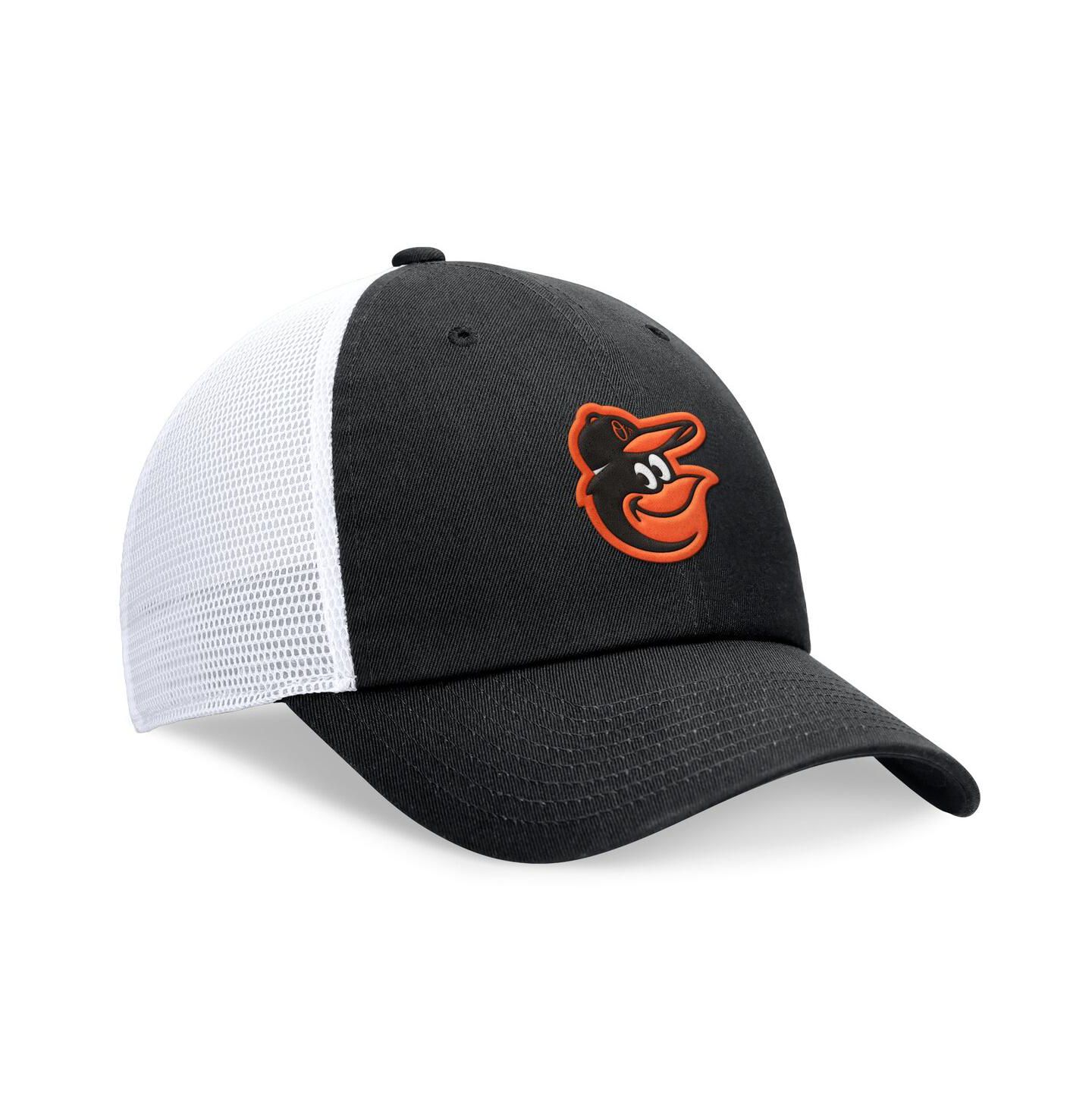 Мужская кепка Nike Black Baltimore Orioles Club Trucker Adjustable Hat — фото 3