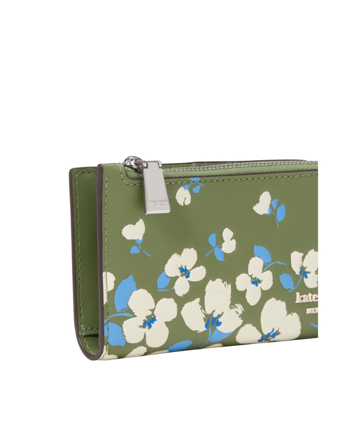 Shop Kate Spade Devin Painterly Bouquet Small Bifold Wallet