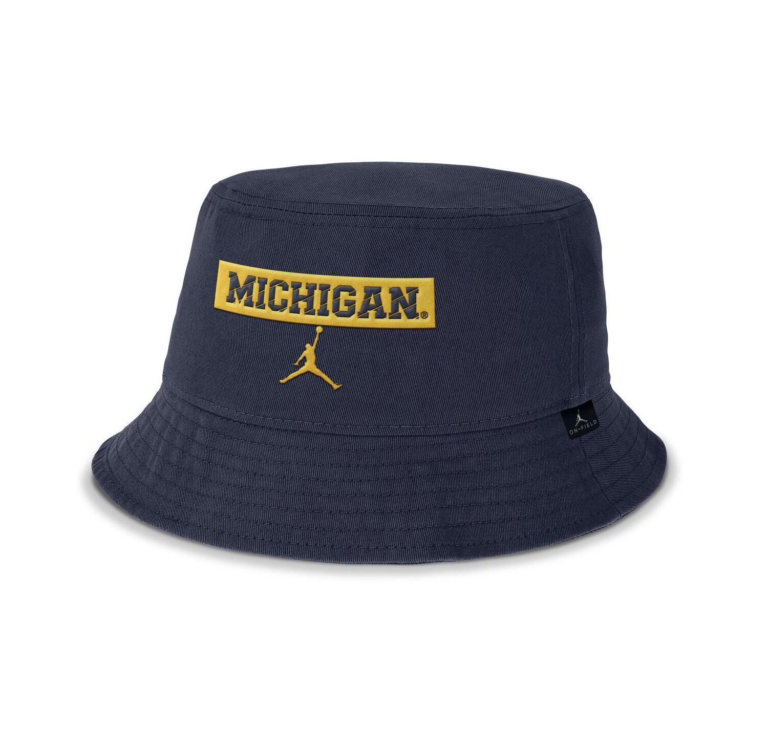 Men's Navy Michigan Wolverines Apex Bucket Hat