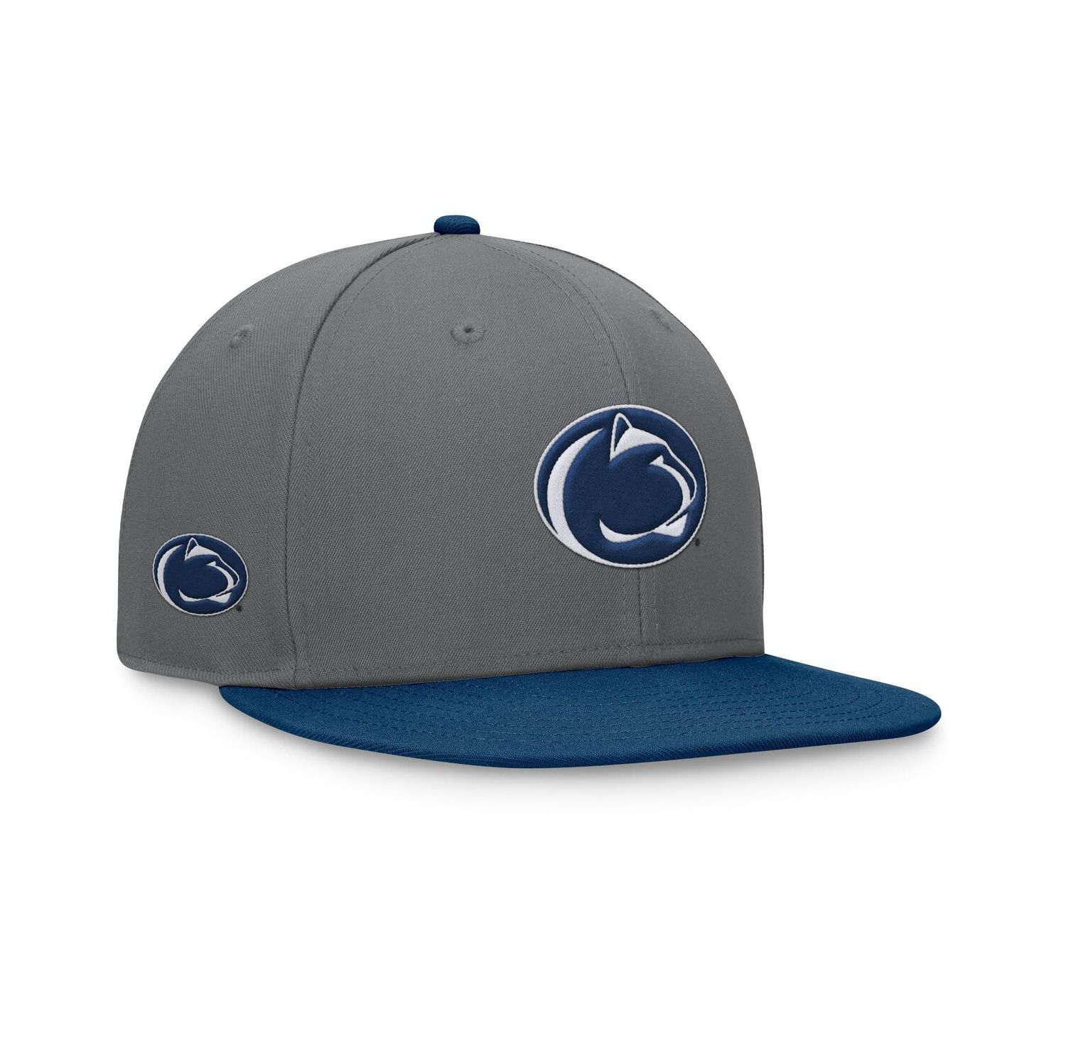 Men's Gray/Navy Penn State Nittany Lions Rally Two-Tone Fitted Hat