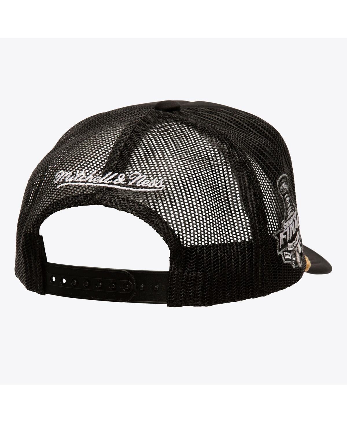 Mitchell & Ness Men's Black Los Angeles Kings Soul Collection Golden Stanley Cup Champions Trucker Adjustable Hat