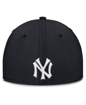 Men's Gray/Navy New York Yankees Rise Swoosh Performance Flex Hat