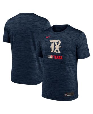 Nike - Men's Navy Texas Rangers 2025 City Connect Authentic Collection Velocity Performance T-Shirt