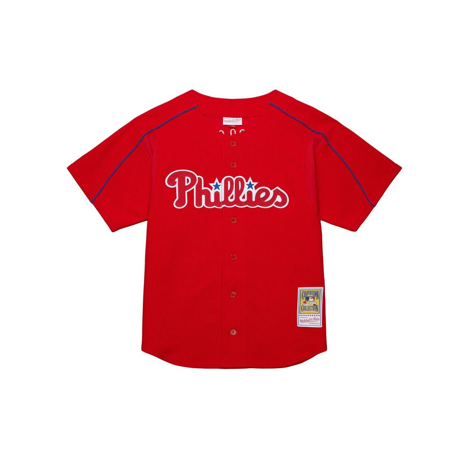 Men's Ryan Howard Red Philadelphia Phillies Cooperstown Collection Batting Practice Jersey