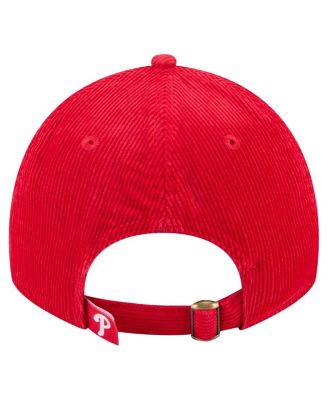 Women's Red Philadelphia Phillies Corduroy 9TWENTY Adjustable Hat