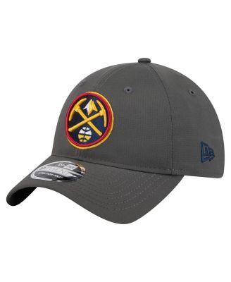 New Era - Men's Charcoal Denver Nuggets Active Ripstop 9TWENTY Adjustable Hat