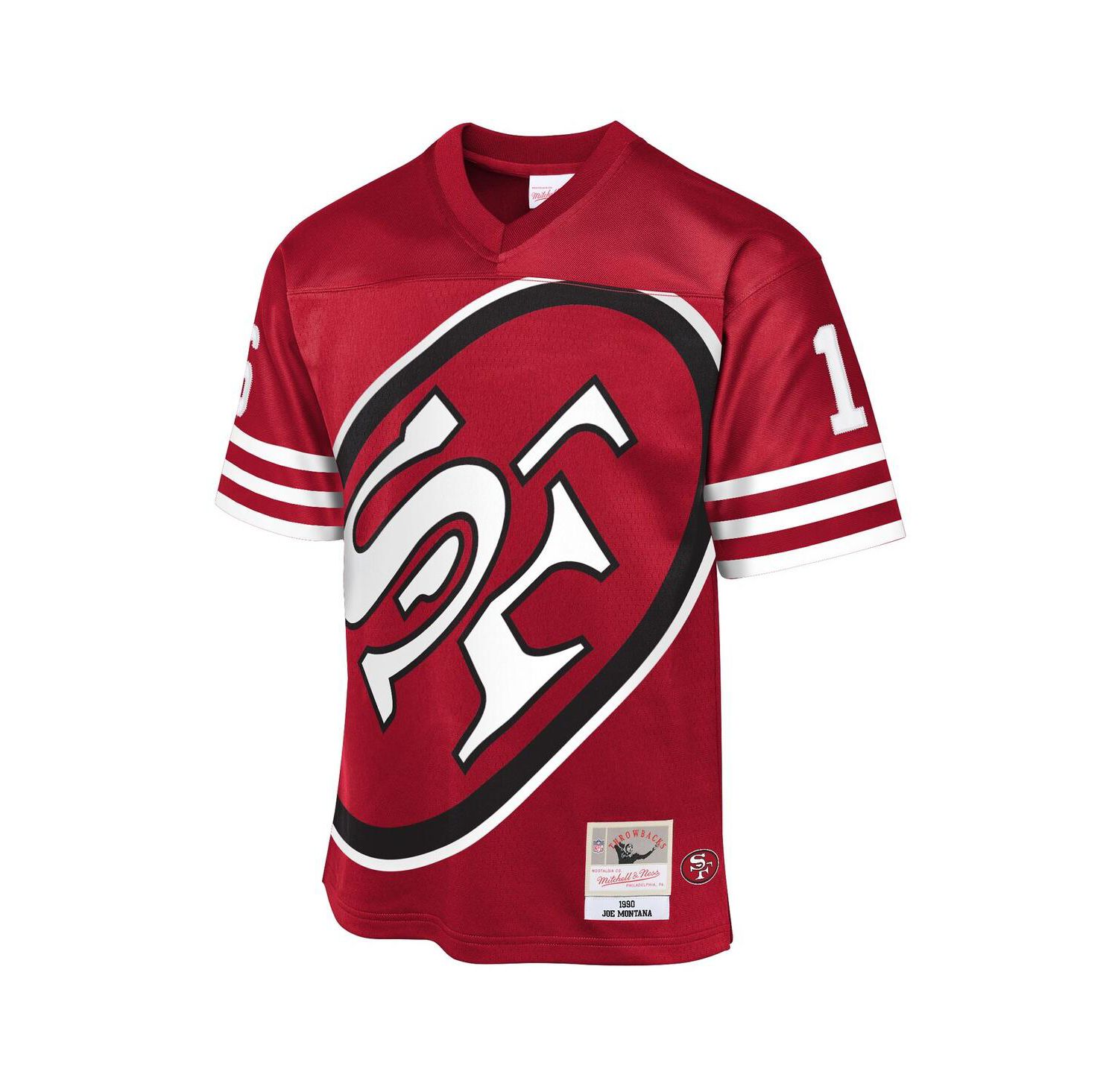 Big Boys and Girls Joe Montana Scarlet San Francisco 49ers 1990 Throwback Fashion Jersey