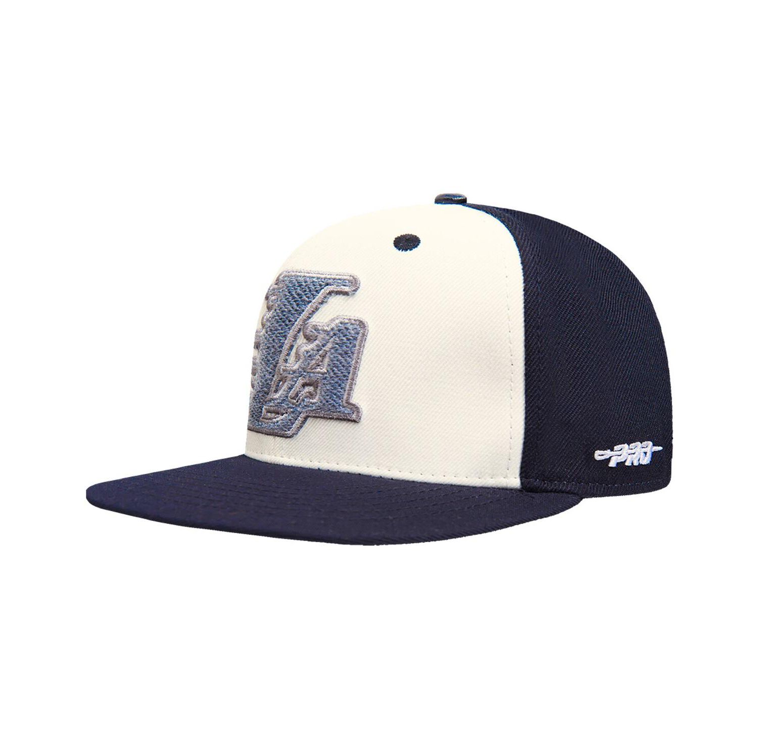 Men's Cream Los Angeles Lakers French Terry Snapback Hat