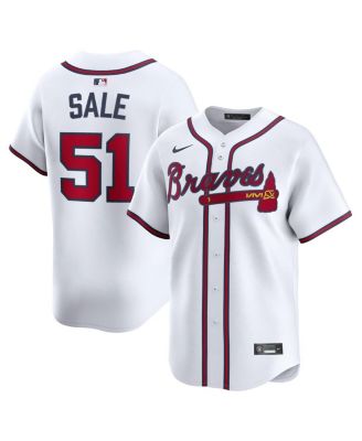 Nike - Men's Chris Sale White Atlanta Braves Home Limited Player Jersey