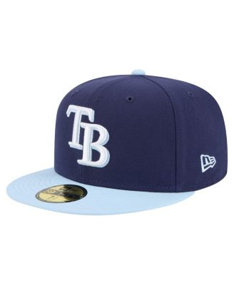 New Era - Men's Navy/Light Blue Tampa Bay Rays Color Pack 2-Tone 59FIFTY Fitted Hat