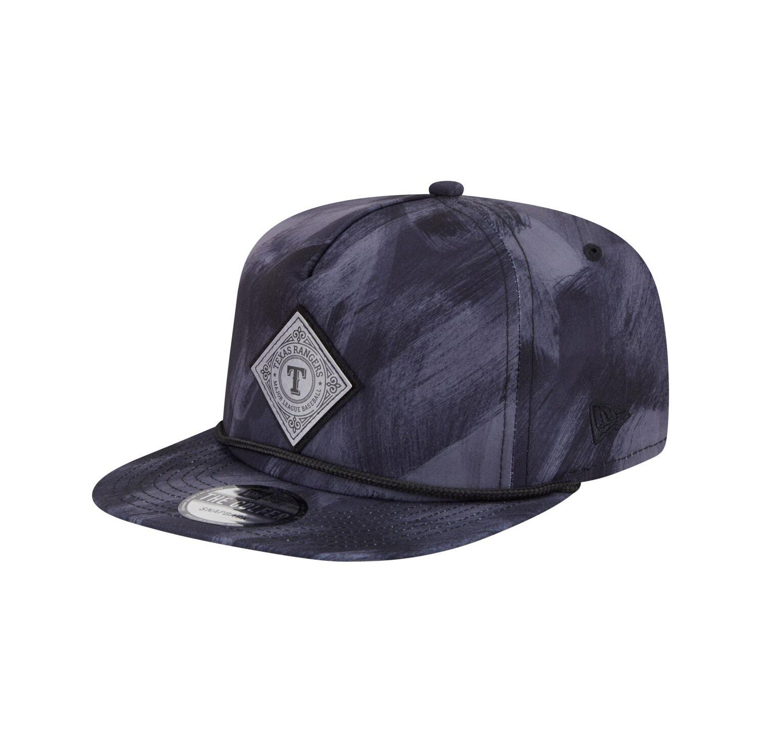 Men's Navy Texas Rangers Printed Golfer Snapback Hat