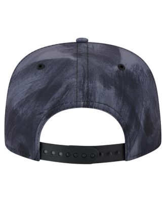 Men's Navy Atlanta Braves Printed Golfer Snapback Hat