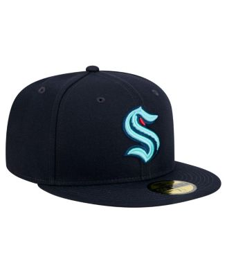Men's Deep Sea Blue Seattle Kraken Core 59FIFTY Fitted Hat