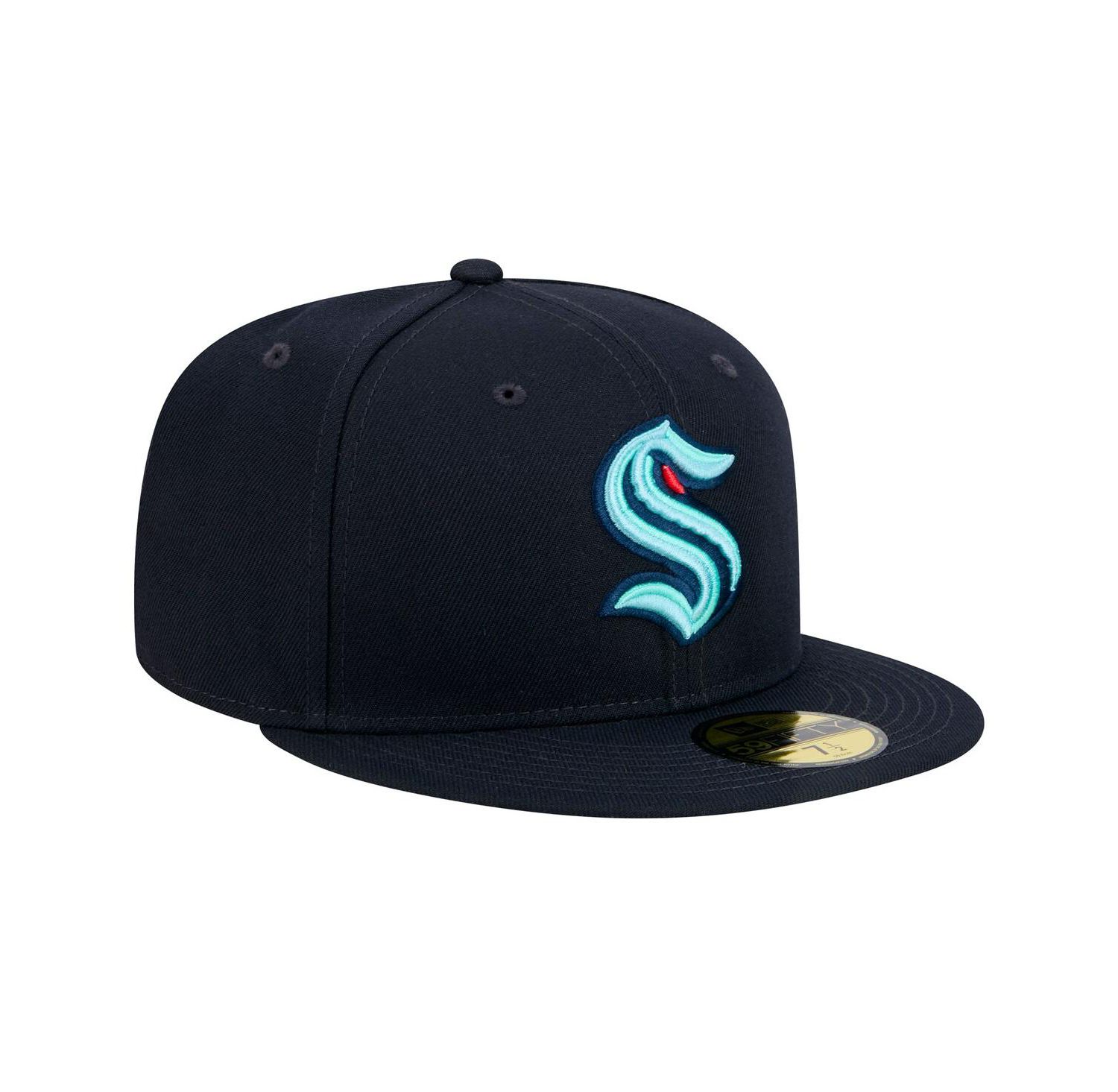 Men's Deep Sea Blue Seattle Kraken Core 59FIFTY Fitted Hat