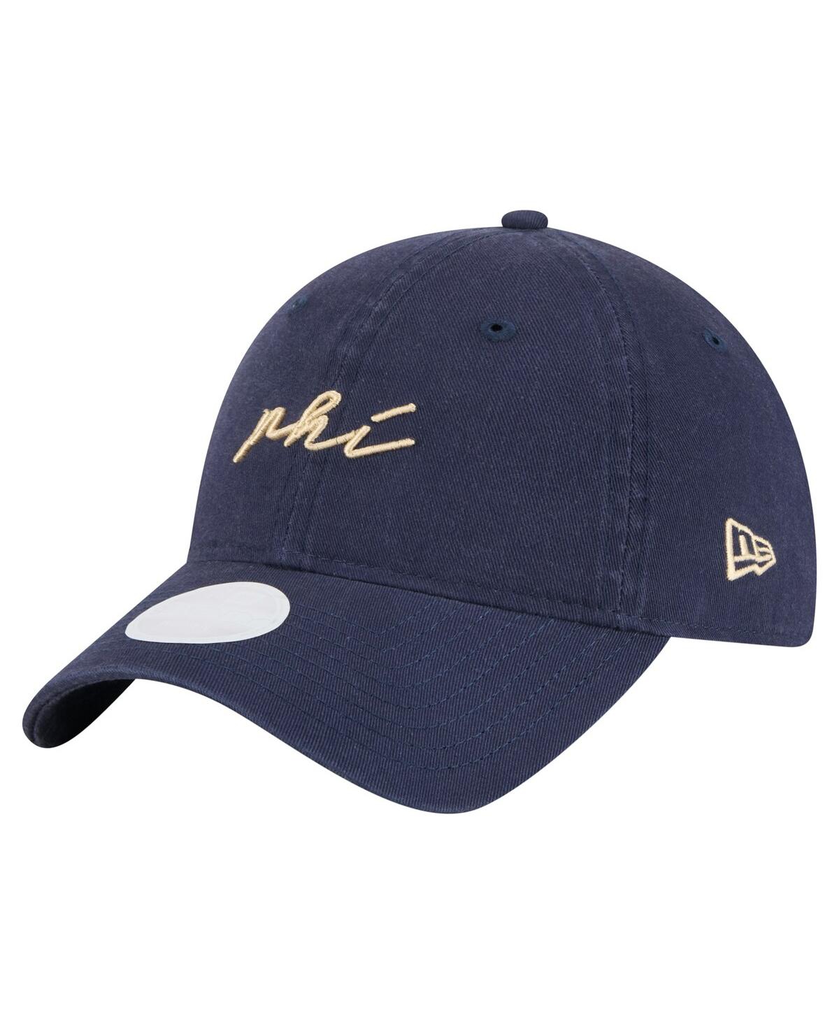 New Era Women's Navy Philadelphia Union Script 9twenty Adjustable Hat