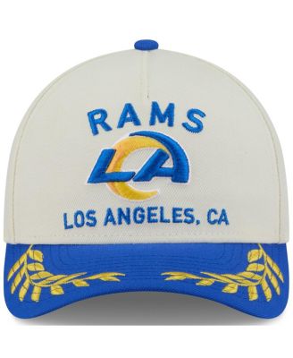 Men's Cream/Royal Los Angeles Rams 2025 NFL Draft 9FORTY A-Frame M-Crown Adjustable Hat