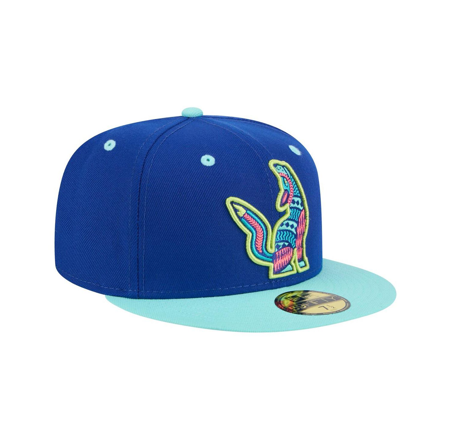 Men's Blue Hillsboro Hops Copa de la Diversion 59FIFTY Fitted Hat