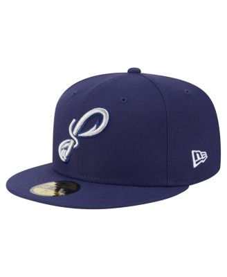 New Era - Men's Navy Pensacola Blue Wahoos Authentic Collection 59FIFTY Fitted Hat