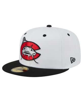 New Era - Men's White/Black Carolina Mudcats Authentic Collection 59FIFTY Fitted Hat