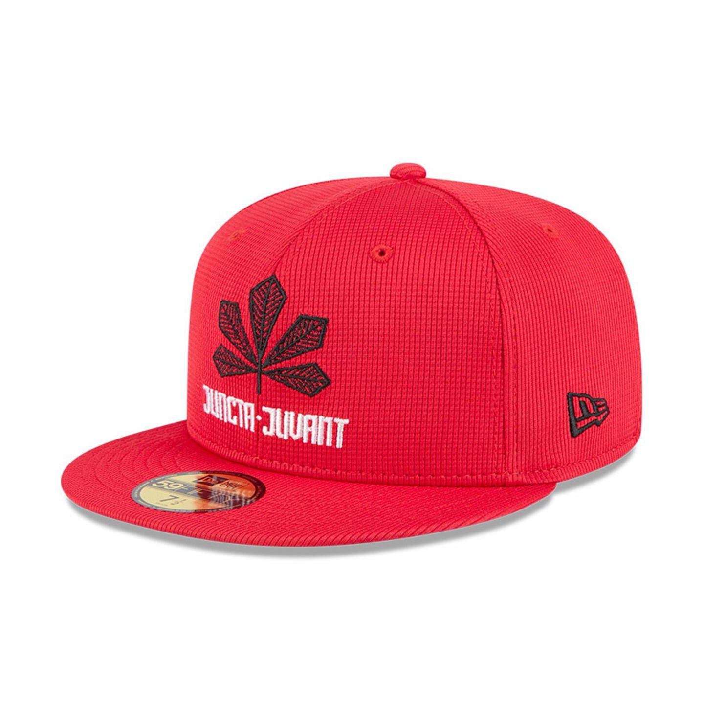 Мужская кепка New Era Red Cincinnati Reds City Connect Batting Practice 59FIFTY Fitted Hat — фото 1