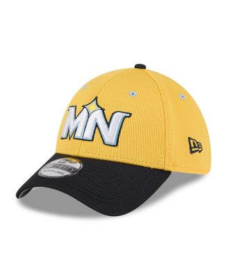 New Era - Men's Yellow/Black Minnesota Twins City Connect Batting Practice 39THIRTY Flex Hat