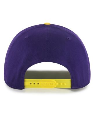 Men's Purple/Gold Los Angeles Lakers Drop Shadow Rope Hitch Adjustable Hat