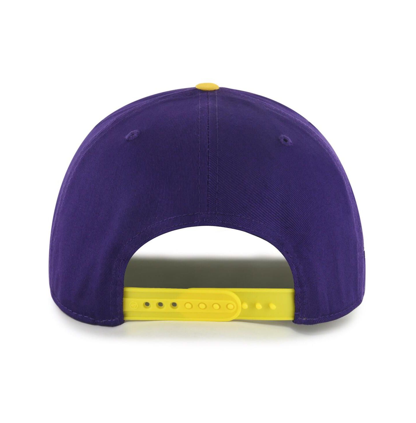 Мужская кепка '47 Brand Purple/Gold Los Angeles Lakers Drop Shadow Rope Hitch Adjustable Hat — фото 4