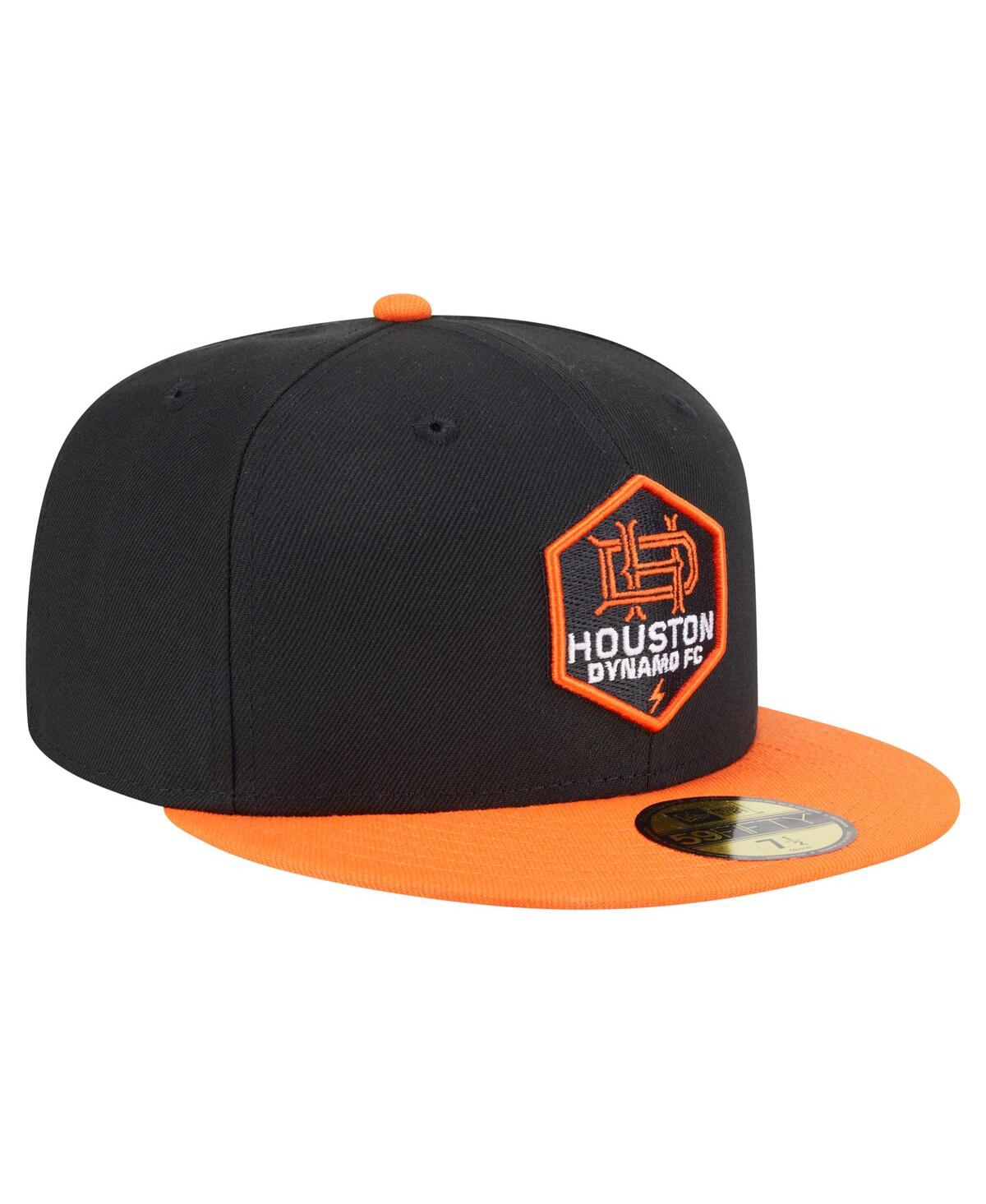 New Era Men's Black Houston Dynamo Fc 2025 Kickoff 59fifty Fitted Hat