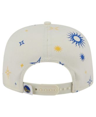 Men's Cream Golden State Warriors Lunar Golfer Snapback Hat