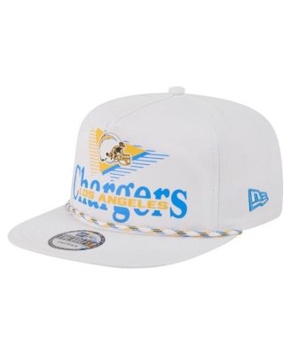 New Era - Men's White Los Angeles Chargers Collide Golfer Snapback Hat