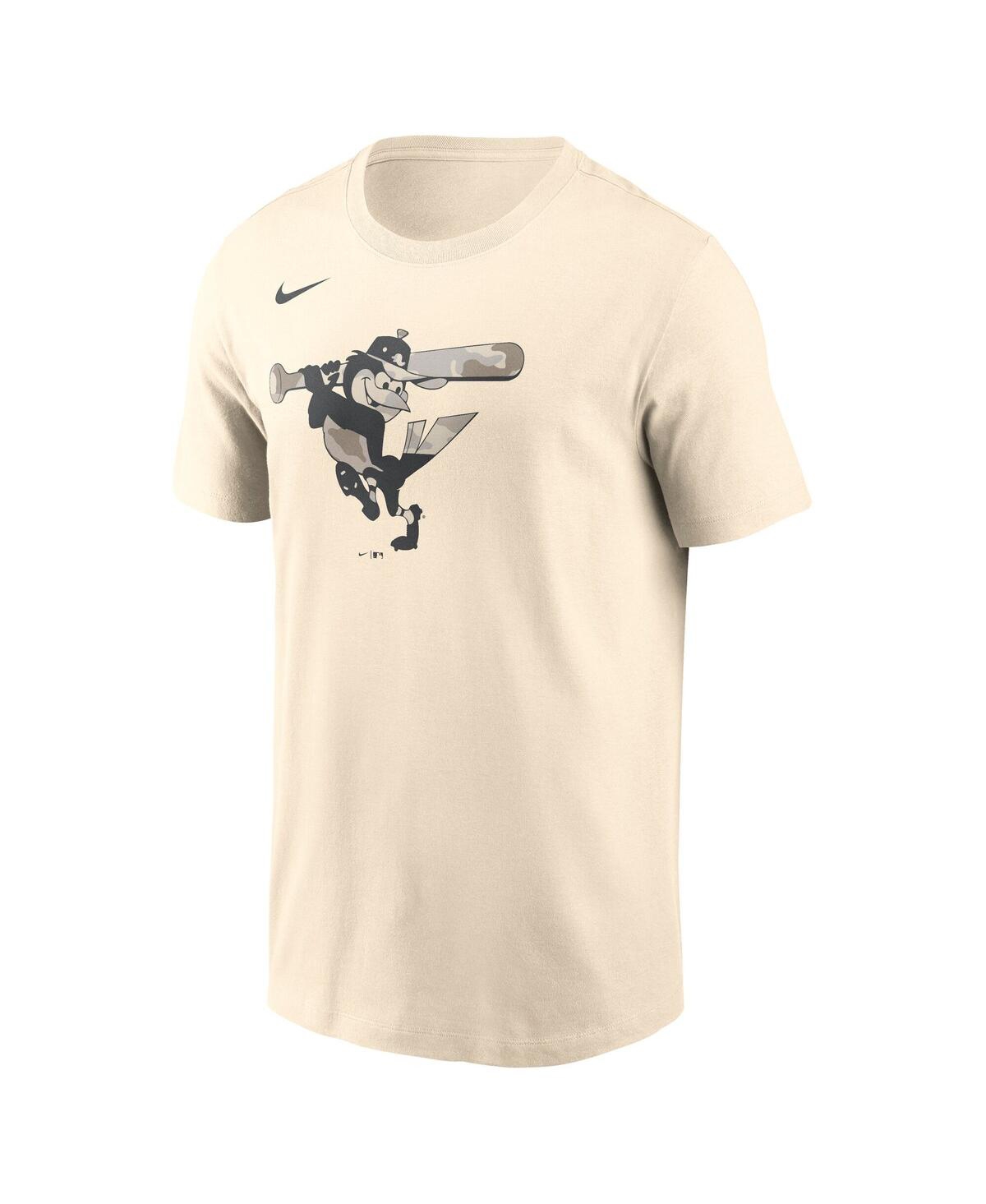 Nike Cream Baltimore Orioles Camo Logo T-shirt