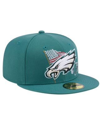 Men's Midnight Green Philadelphia Eagles State Stitch 59FIFTY Fitted Hat