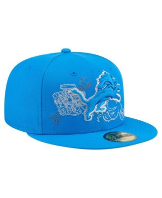Men's Blue Detroit Lions State Stitch 59FIFTY Fitted Hat