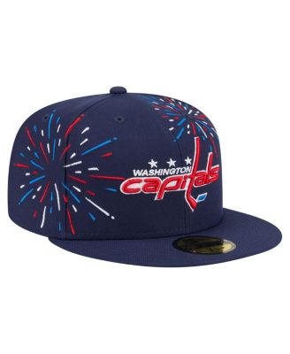 Men's Navy Washington Capitals Americana Fireworks 59FIFTY Fitted Hat