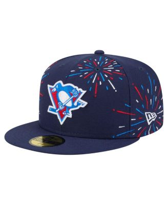 New Era - Men's Navy Pittsburgh Penguins Americana Fireworks 59FIFTY Fitted Hat