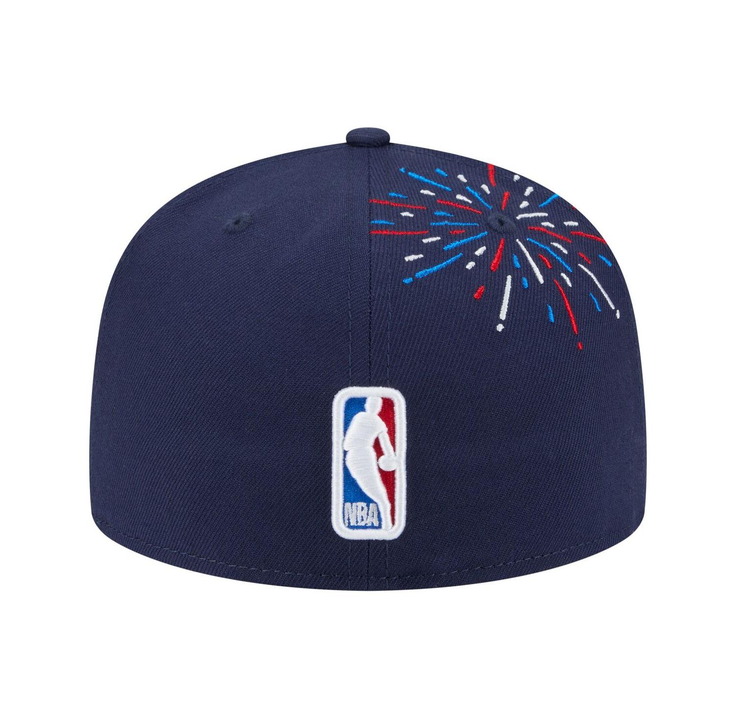 Men's Navy Milwaukee Bucks Americana Fireworks 59FIFTY Fitted Hat