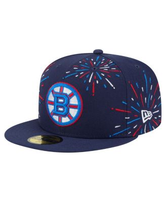 New Era - Men's Navy Boston Bruins Americana Fireworks 59FIFTY Fitted Hat