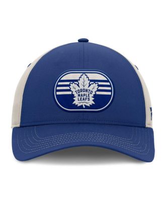 Men's Blue/Gray Toronto Maple Leaf's 2025 Stanley Cup Playoffs Locker Room Trucker Adjustable Hat