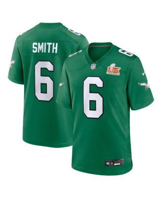 Nike - Men's DeVonta Smith Kelly Green Philadelphia Eagles Super Bowl LIX 2nd Alternate Game Jersey