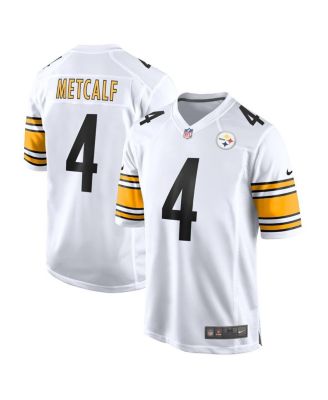 Nike - Men's DK Metcalf White Pittsburgh Steelers Game Player Jersey