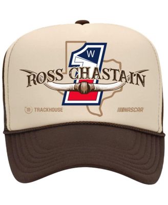 Trackhouse Racing Team Collection - Men's Natural Ross Chastain Busch Light Name Number Adjustable Hat