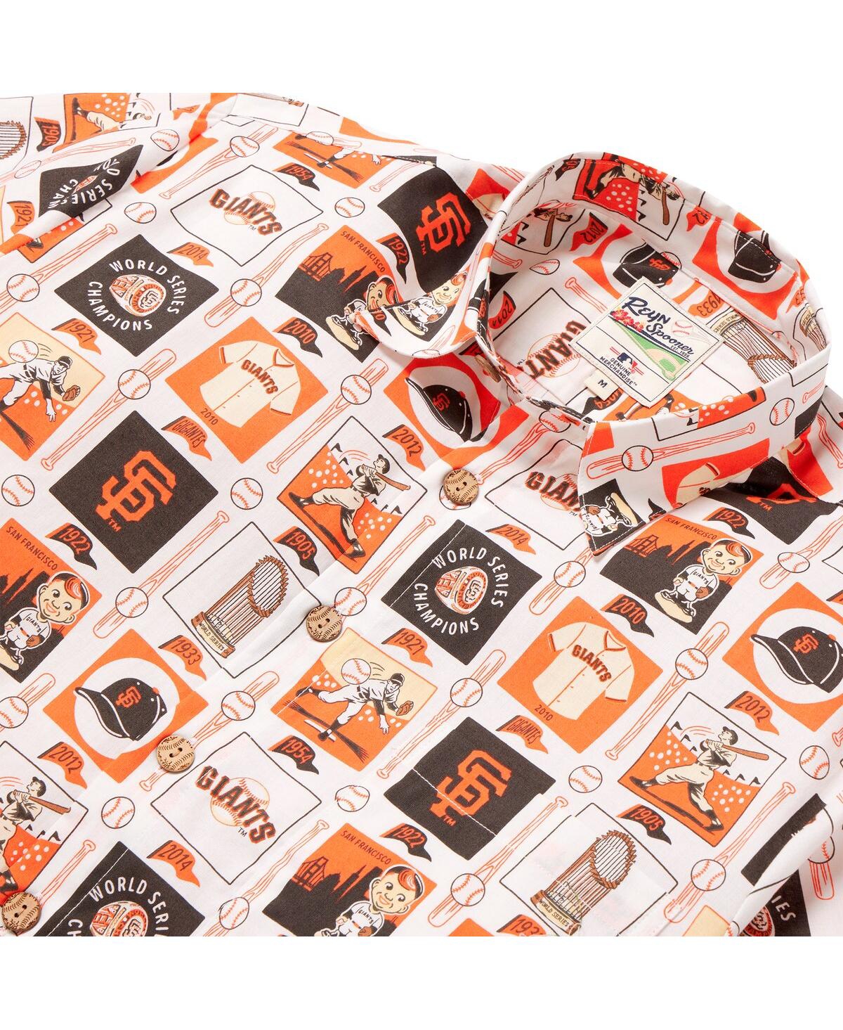 Reyn Spooner Men's White San Francisco Giants Champions Scenic Button-up Shirt In White