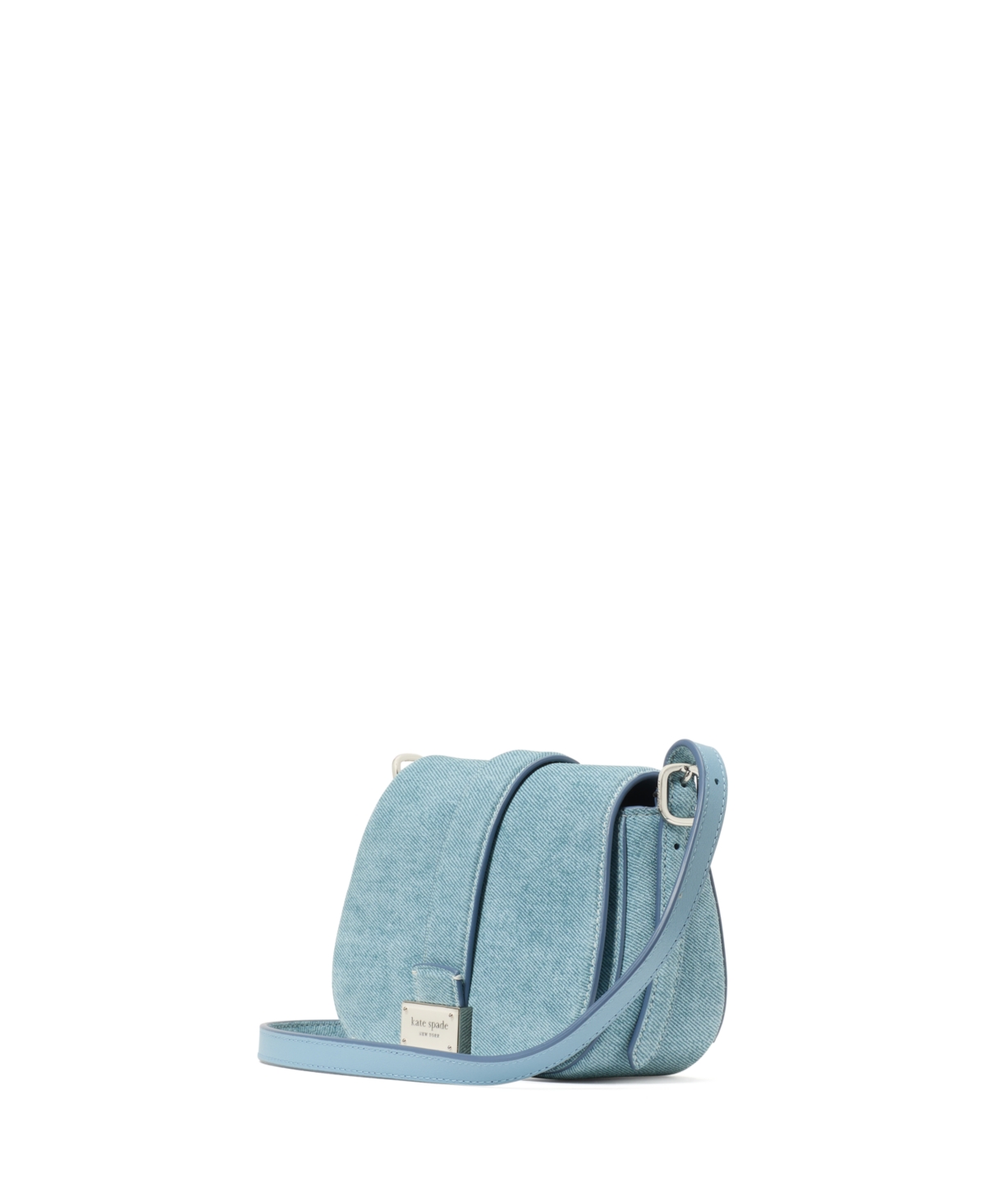 Shop Kate Spade Nouveau Denim Mini Saddle Bag