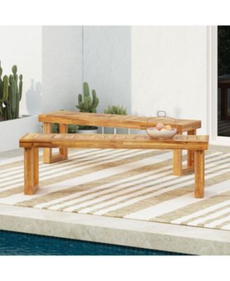 Streamdale Acacia Wood Outdoor Bench - 60 Inch
