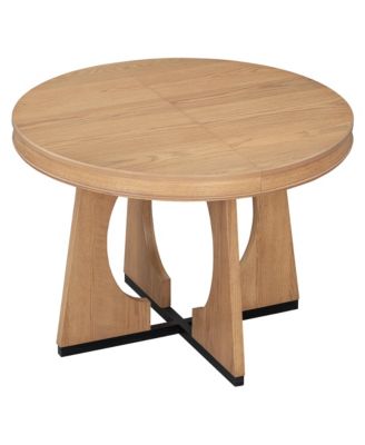 Streamdale 5-Piece Geometric Dining Set with Extendable Table