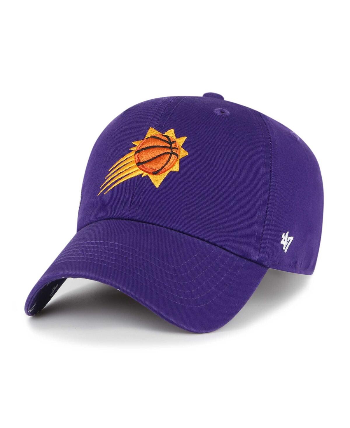 47 Brand Women's Purple Phoenix Suns Confetti Undervisor Clean Up Adjustable Hat