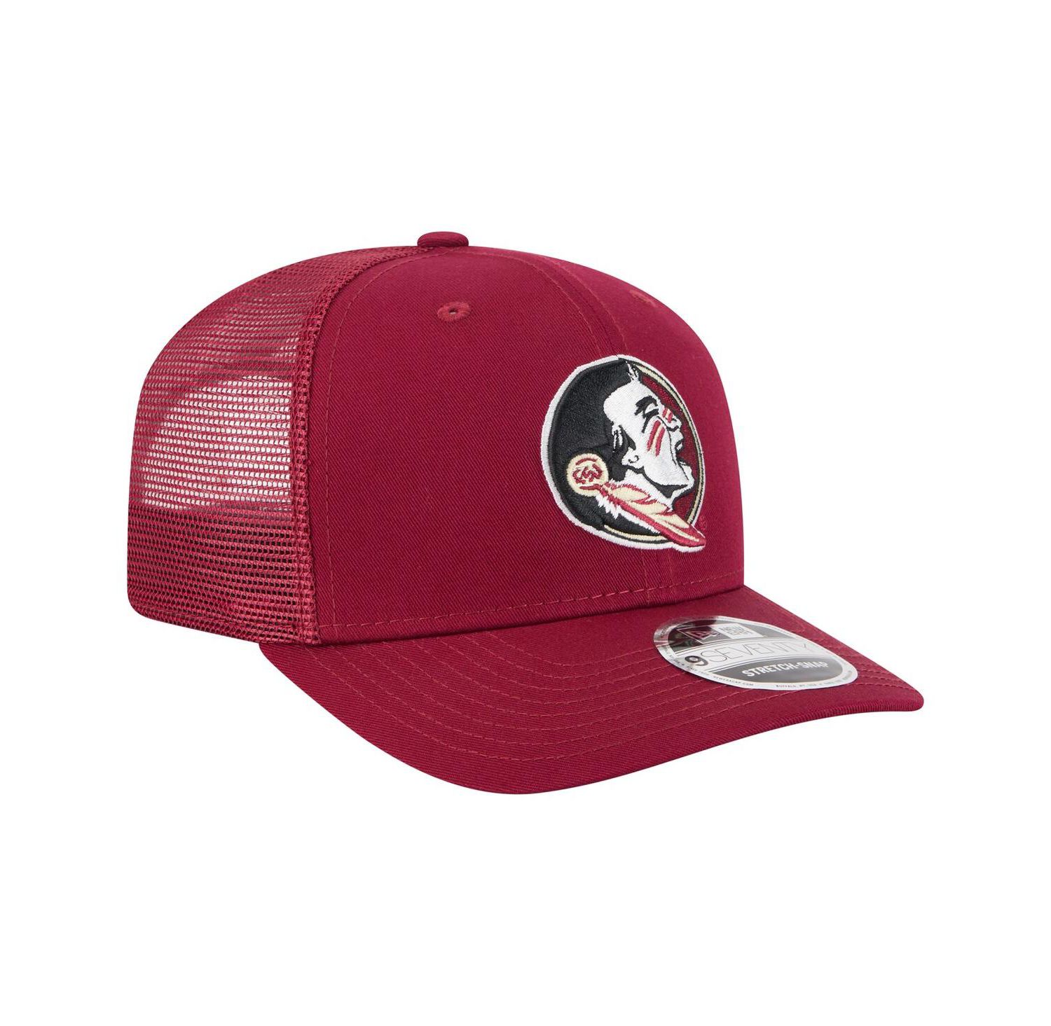 Men's Garnet Florida State Seminoles Primary 9SEVENTY Trucker Stretch-Snap Hat