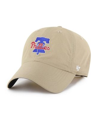 '47 Brand - Men's Khaki Philadelphia Phillies Performance Clean Up Adjustable Hat