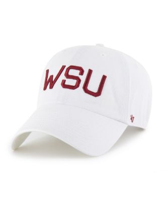 '47 Brand - Men's White Washington State Cougars Vault Clean Up Adjustable Hat